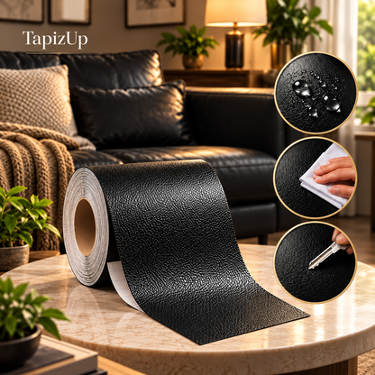 TapizUp – Rollo Renovador Autoadhesivo de Acabado Cuero